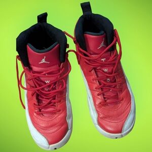 2016 Nike Air Jordan Retro 12 "Gym Red" Gym Red/White/Black Youth Shoes! Size 7Y